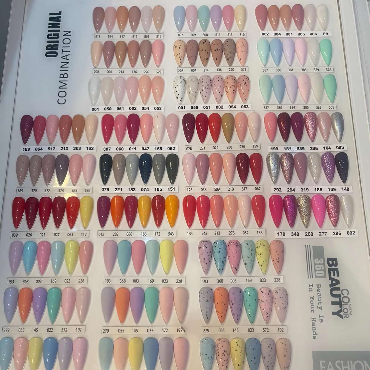 Palette de couleurs originale